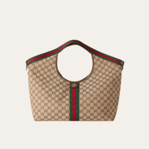Gucci Giglio Large Tote Bag Gg Canvas 16.5 Inches ‎853971 FAFFP 2547