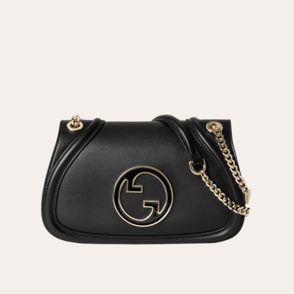 Gucci Blondie Small Shoulder Bag Black 8.7 Inches ‎815715 AAEEX1000