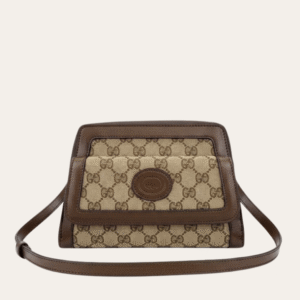 Gucci Ophidia Small Messenger Bag Gg Brown 8.7 Inches