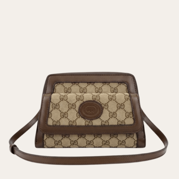 Gucci Ophidia Small Messenger Bag Gg Brown 8.7 Inches