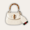 AURGC-BAG1167 Gucci Bamboo 1947 Mini Top Handle Bag Ivory 7.1 Inches 786482 AADJQ 9589