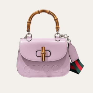 Gucci Bamboo 1947 Mini Top Handle Bag Light Purple 7.1 Inches 786482 AADJQ 9589 ‎