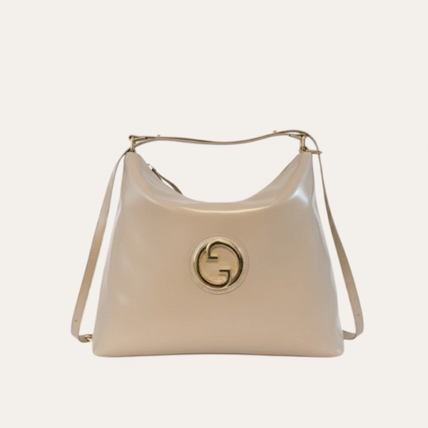 Gucci Interlocking G Tote Bag Beige 15.0 Inches
