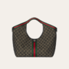 AURGC-BAG1182 Gucci Gg Ophidia Giglio Tote Shoulder Bag Black 9.8 Inches 853971 FAFYU 1155