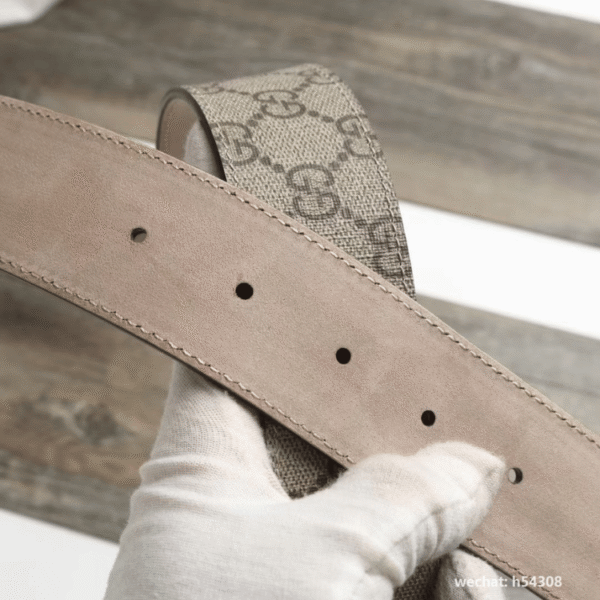 AURGC-BELT1000-3.png Gucci Gg Supreme Belt With G Buckle Beige