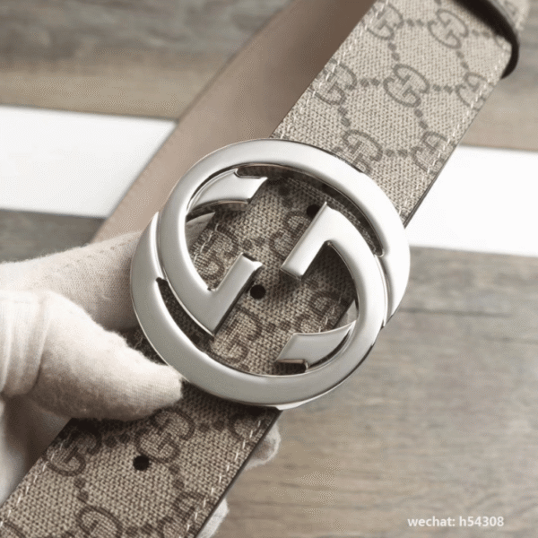 AURGC-BELT1000-4.png Gucci Gg Supreme Belt With G Buckle Beige