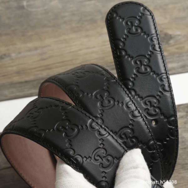 AURGC-BELT1002-3.png Gucci Signature Belt Black Brown
