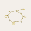 AURGC-BRACE1000.png Gucci Interlocking G Charm Bracelet With Rhinestones Gold-Tone