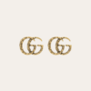 Gucci Interlocking G Small Hoop Earrings Gold-Tone