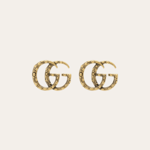 Gucci Interlocking G Small Hoop Earrings Gold-Tone