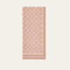 AURGC-SCARF1004.png Gucci Gg Monogram Wool Scarf Pink/Beige 70.8 Inches