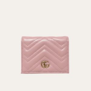 Gucci Gg Marmont Small Wallet Pastel Pink 4.5 Inches 466492 Dtd1T 5909