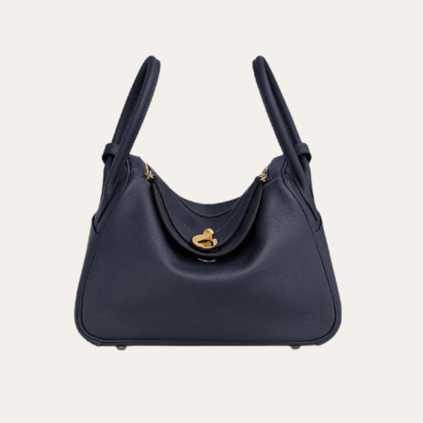 AURHM-BAG1003 Hermès Lindy 26 Bag Navy Blue 10.2 Inches