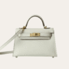 Hermès Kelly Mini II Bag Off-White/White 7.5 Inches