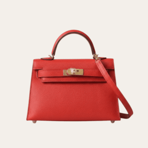 Hermès Kelly Mini II Bag Red 7.5 Inches