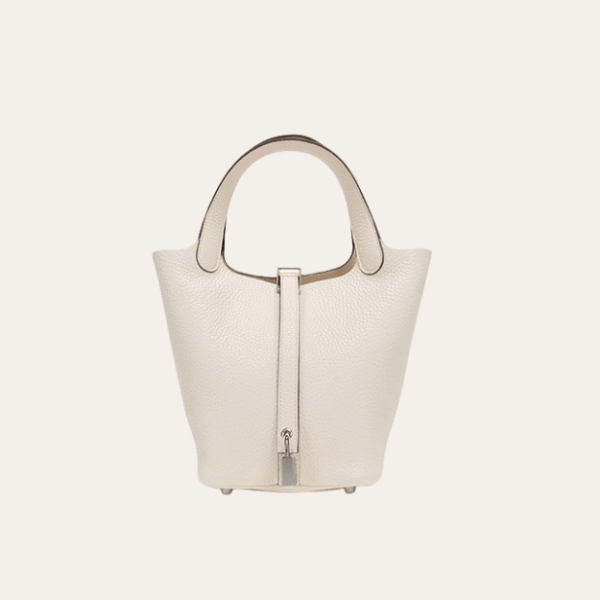 Hermès Picotin Lock Bag Off-White/Cream 7.1 Inches