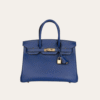 Hermès Birkin Bag Blue 9.8 Inches