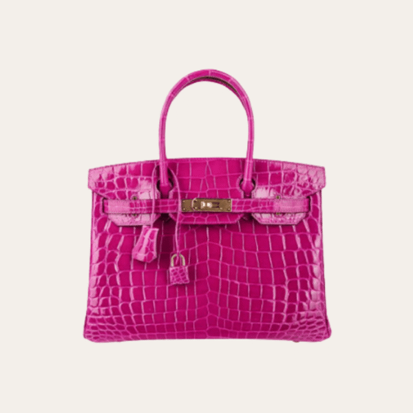 Hermès Birkin Bag Fuchsia Crocodile 11.8 Inches