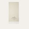 AURHM-SCARF1000.png Hermès Paris Logo Scarf Cream/White 74.8 Inches