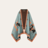 Hermes Cashmere Muffler Blue