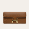 Hermès Constance Long Wallet Brown 7.5 Inches