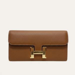 Hermès Constance Long Wallet Brown 7.5 Inches