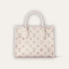 Louis Vuitton Onthego PM Cream 9.8 Inches M25770