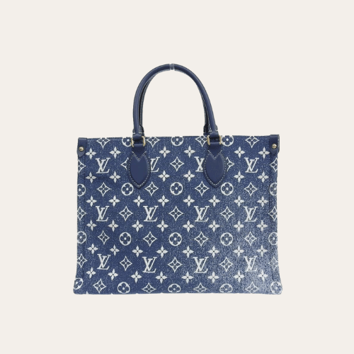 AURLV-BAG1009-1.png Louis Vuitton Onthego MM Denim Blue 14.0 Inches M59608
