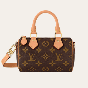 Louis Vuitton Nano Speedy Brown 6.3 Inches M81085