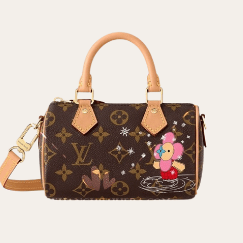AURLV-BAG1030-1.png Louis Vuitton Nano Speedy Vivienne Brown 6.3 Inches M82624