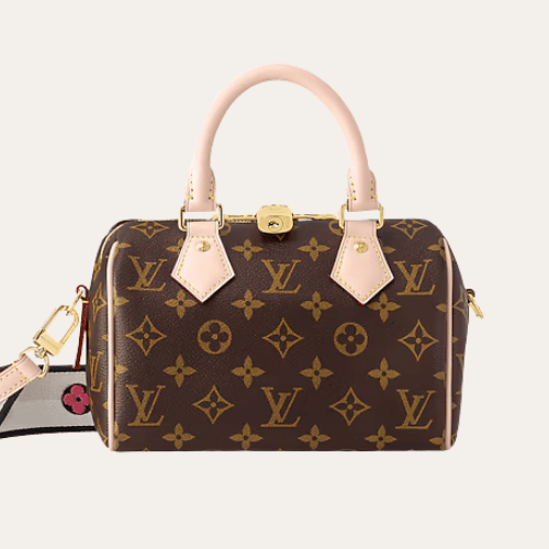 AURLV-BAG1033-1 Louis Vuitton Speedy Bandouilière 20 Brown 8.1 Inches M46234
