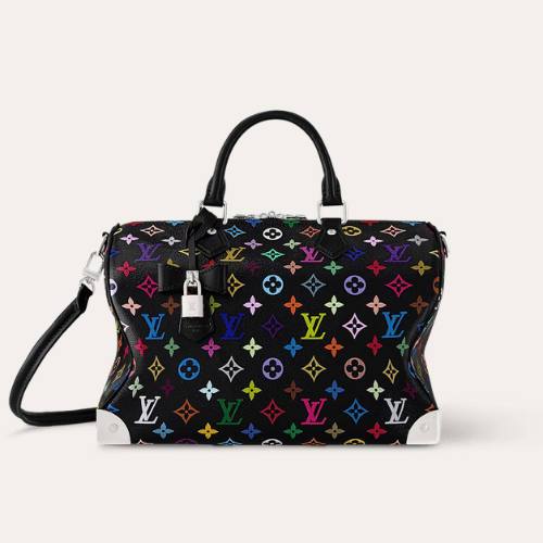 AURLV-BAG1039-1 Louis Vuitton Lv X Tm Speedy Soft 30 Bag Black 11.8 Inches M13257