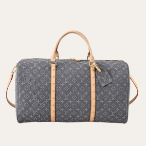 Louis Vuitton Keepall Bandoulière 50 Gray 19.7 Inches M25334
