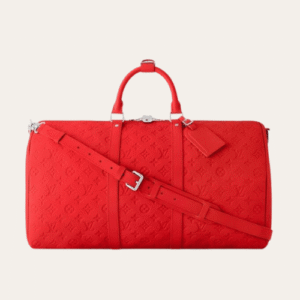 Louis Vuitton Keepall Bandoulière 50 Bag Red 19.7 Inches M23750