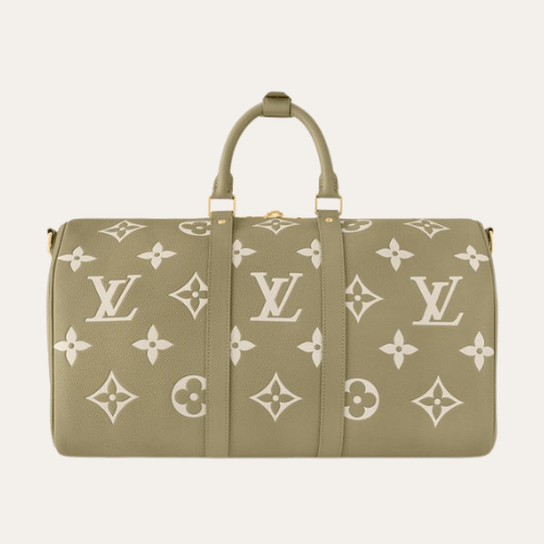 Louis Vuitton Keepall Bandoulière 45 Olive Green 17.7 Inches M46670