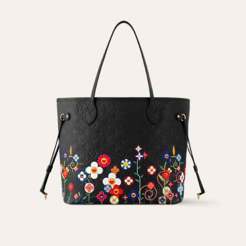 Louis Vuitton Lv X Tm Neverfull MM Black 12.2 Inches M13675