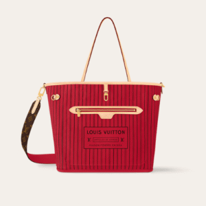 Louis Vuitton Neverfull Bandoulière Inside Out MM Red 12.2 Inches M12779
