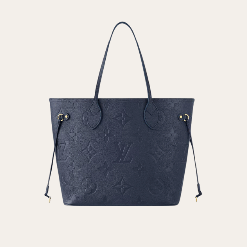 Louis Vuitton Neverfull MM Blue 12.2 Inches M47143