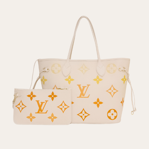 Louis Vuitton Neverfull Monogram MM Gradient Beige 12.2 Inches M46516