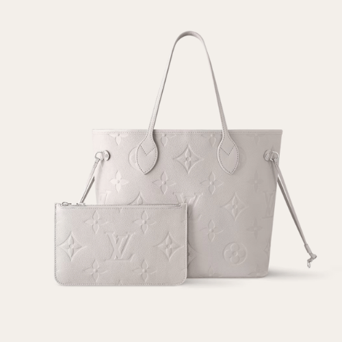Louis Vuitton Neverfull MM Brume Gray 12.2 Inches M12605