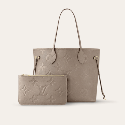 Louis Vuitton Neverfull MM Tourterelle Gray 12.2 Inches M12605
