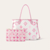 Louis Vuitton Neverfull MM Tote Bag Rose 12.2 Inches M22980