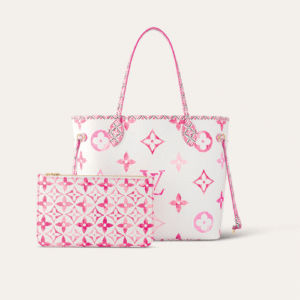 Louis Vuitton Neverfull MM Tote Bag Rose 12.2 Inches M22980