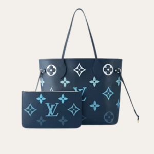 Louis Vuitton Neverfull MM Monogram Blue 12.2 Inches M46514
