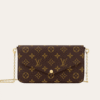 Louis Vuitton Pochette Félicie Monogram Bordeaux 8.3 Inches M81896