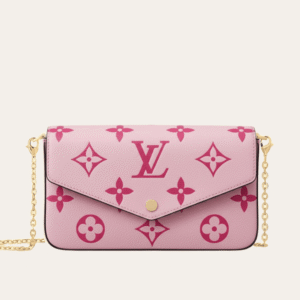 Louis Vuitton Felicie Pochette Monogram Empreinte Pink 8.3 Inches M80498