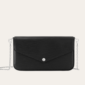 Louis Vuitton Pochette Félicie Epi Black 8.3 Inches M62648