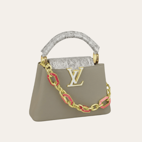 Louis Vuitton Capucines Nano Taupe 7.9 Inches