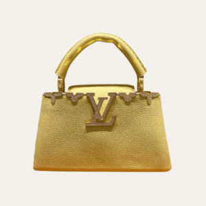Louis Vuitton Capucines Nano Bag Yellow 8.7 Inches