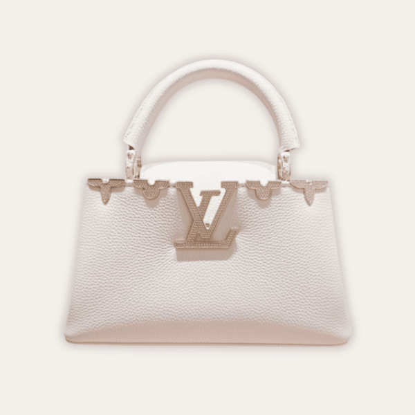 Louis Vuitton Capucines Nano Bag Beige 8.7 Inches